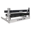 Sound Town 2PF-4A-R | REFURBISHED: 4U Aluminum 2-Post Desktop Open-Frame Rack for PA, Audio/Video, Network Switches, Routers, Patch Panels, Angle Adjustable - Standard 19" Mountable Equipment