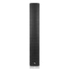 Sound Town CARPO-P12B-R | REFURBISHED: High-Power 1300W Passive Column Line Array Speaker with 6x5" Woofers, Birch Plywood, Wall Mount, for Installations, Black - Front View