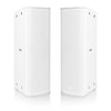 Sound Town CARPO-P3W | Pair of High-Power 500W Passive Column Line Array Speakers with 2x5" Woofers, Birch Plywood, Wall Mount, Installation, White