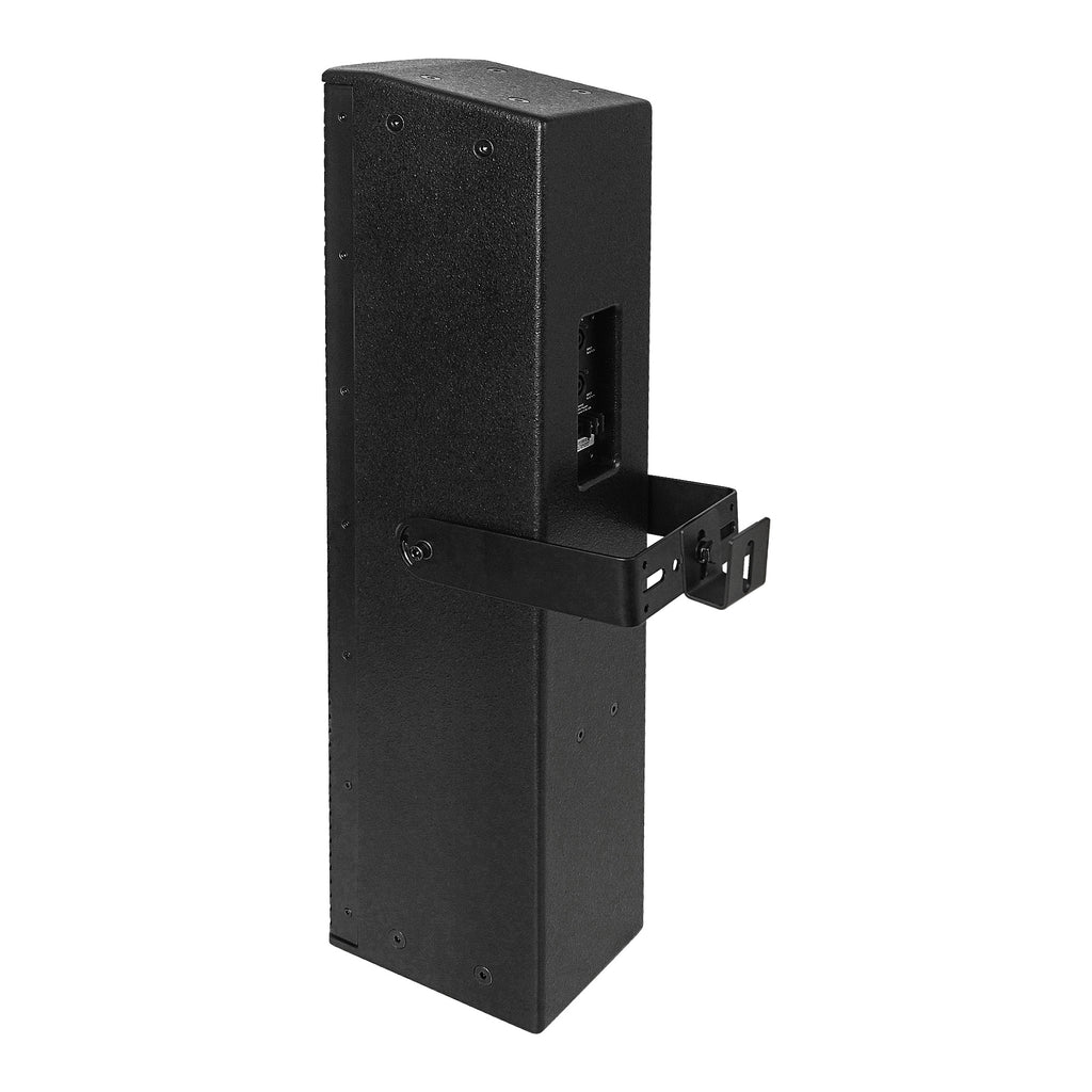 Sound Town CARPO-P6B | High-Power 900W Passive Column Line Array Speakers with 4x5" Woofers, Birch Plywood, Wall Mount for Installations, Black with U Brackets