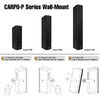 Sound Town CARPO-P6B | High-Power 900W Passive Column Line Array Speakers with 4x5" Woofers, Birch Plywood, Wall Mount for Installations, Black - Flexible Mounting Options