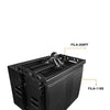 Sound Town FILA-118S208X4 | Passive Line Array Speaker System with One 18-inch Subwoofer, Four Dual 8-inch Line Array Speakers, Black-Inludes Flying Frame