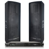 Sound Town METIS-215UPDM Sound Town Professional PA System with Two Dual 15” Passive PA Speakers and One 2-Channel UPDM Power Amplifier for Live Sound, Karaoke, Bar, Church