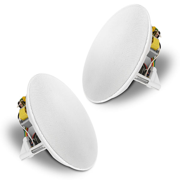 2 Tanoy 8” in-ceiling speakers to install in either a factory wall or ceiling .