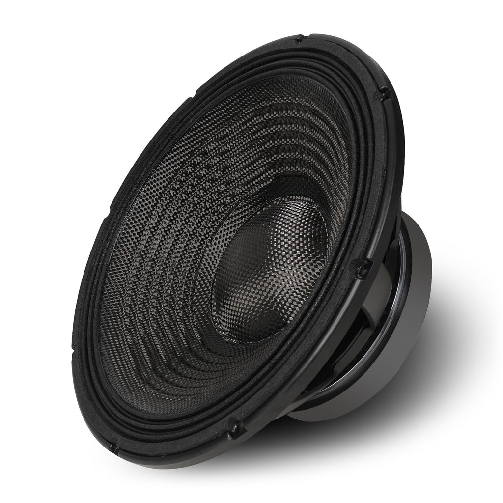 Sound Town STLF-18X451 | 18" 1600W RMS Cast Aluminum Frame Woofer (Low Frequency Driver) with 4.5" Voice Coil, Replacement Woofer for High-Power PA/DJ Subwoofer - Side View