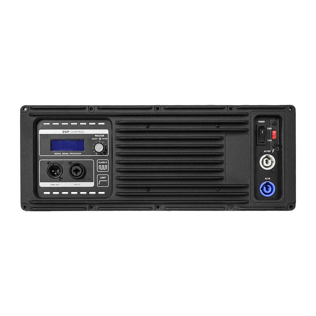 Sound Town STPA-760LA-R | REFURBISHED: Class-D Plate Amplifier 550W Continuous, with DSP, for PA DJ Speaker Cabinets and Loudspeaker, Comes with a Versatile XLR-1/4" Combo Input and an XLR Output.