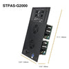 Sound Town STPAS-G2000-R | REFURBISHED: 2-Channel Class-D Plate Amplifier 2 x 800W Continuous w/Low-Pass Filter for PA DJ Dual Subwoofer Cabinet - Size and Dimensions