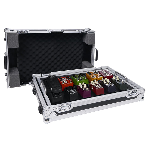 STRC-PDLW-R | REFURBISHED: Pedal Board ATA Road Case with Wheels and Handles