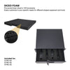 Sound Town STRD-2D-R 19-inch 2U Locking Rack Mount Sliding Drawer, with Protection Foam, Refurbished - pre-scored foam diced in "##" increments. easily customized to your specific needs for different-shaped equipment and tools.