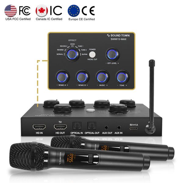 Portable Karaoke Microphone Mixer System Set orders