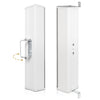 Sound Town TARVOS-CL45G | Passive 70V/100V 4x5" Weather-Resistant Column Array Speaker, w/ IP55-rated Aluminum Enclosure, for Home & Commercial, Gray-Horizontal and Vertical Mounting Options 