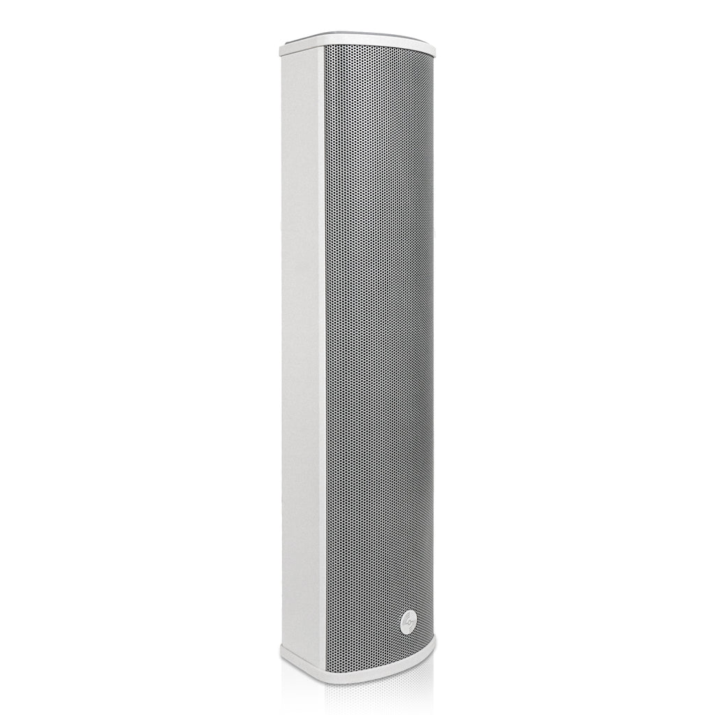 Sound Town TARVOS-CL45G | Passive 70V/100V 4x5" Weather-Resistant Column Array Speaker, w/ IP55-rated Aluminum Enclosure, for Home & Commercial, Gray