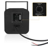 Sound Town TITAN-5B | IP55 Certified 2-Way 70V/100V 5" Coaxial Weather-Resistant Installation Loudspeaker w/ U Bracket, Black-Tap Selector Switch, 70V/100V, with Selectable Taps