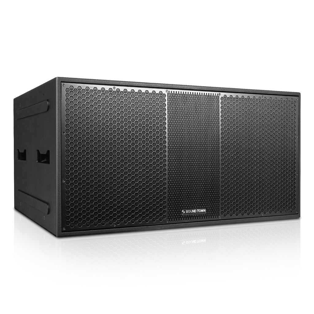 ZETHUS-218S208X4 | ZETHUS Series Line Array System with One Dual 18-inch  Bi-Amp Subwoofer, Four Compact Dual 8-inch PA Speakers, One Stack Adapter,  