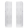 Sound Town CARPO-V5W-R Pair of Passive Wall-Mount Column Mini Line Array Speakers with 4 x 5” Woofers, White for Live Event, Church, Conference, Lounge, Commercial Audio Installation, Refurbished