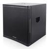 Sound Town OBERON-18SPW | OBERON Series 18" 1600W Powered PA/DJ Subwoofer w/ Class-D Amp, LPF & DSP Output Modes, 4" Voice Coil, 100 Oz Magnet, Birch Plywood, Black - 8 Ohms