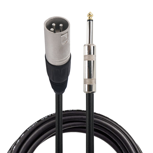 STC-JX5  1/4 (6.35mm) to XLR Mono Speaker Cable, 5 Feet, Male to