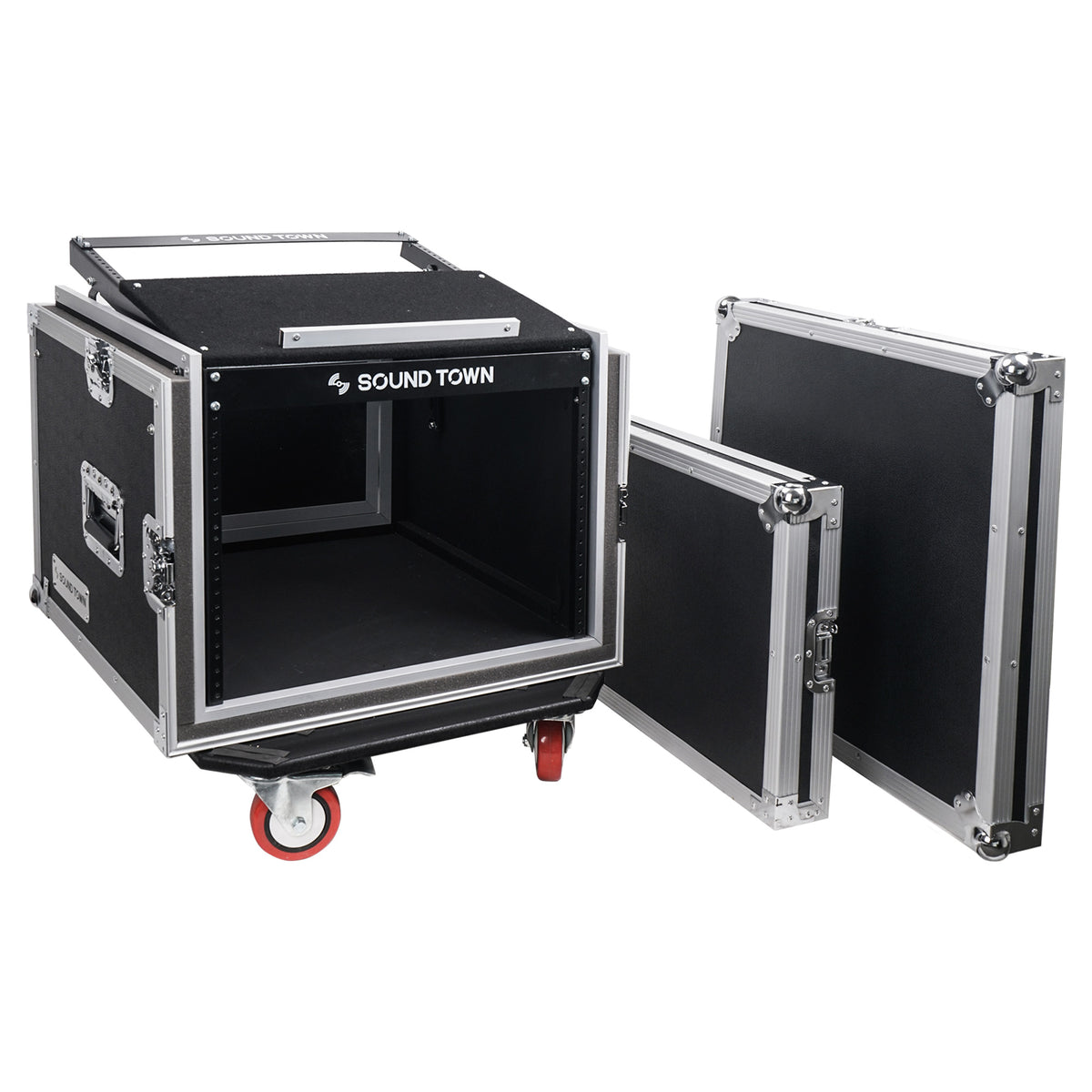 STMR-SP8UW | Shock Mount 8U (8 Space) PA/DJ Rack/Road ATA Case with 20.2