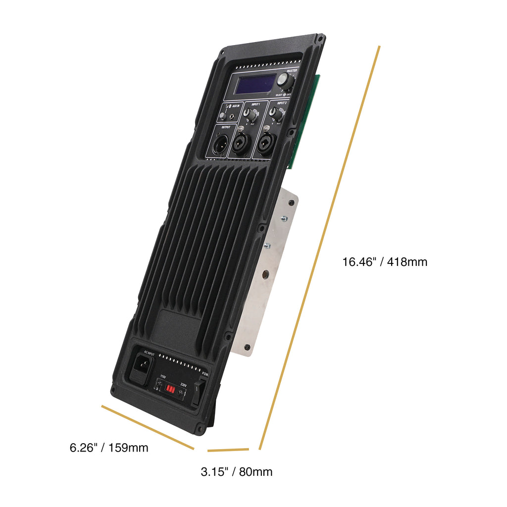 送料＆加工料込 Sound Town Class-D Plate Amplifier for PA DJ Speaker Cabinets and  Loudspeak 通販
