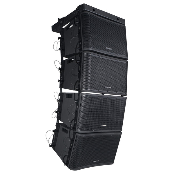 ZETHUS-112BPWX4 | ZETHUS Series 4 x 12“ Powered 2-Way Line Array  Loudspeaker System w/ Onboard DSP, for Live Sound, Club, Bar, Restaurant,  Church