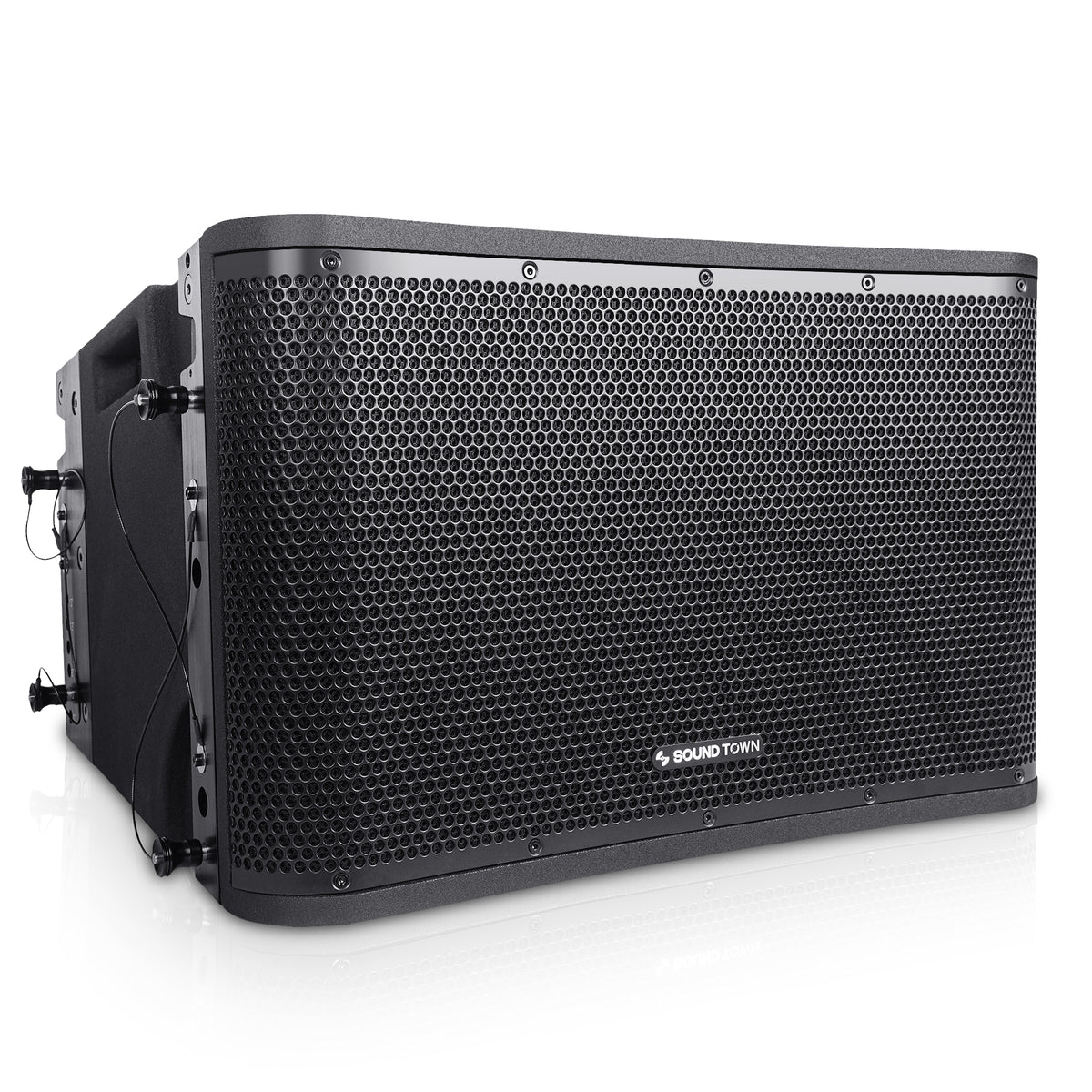 ZETHUS-112BPW | ZETHUS Series 12” Powered 2-Way Line Array Loudspeaker  System w/ Two Titanium Compression Drivers, Onboard DSP, for Live Sound,  Black